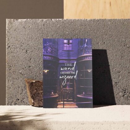 Harry Potter Wand Chooses Wizard Poster