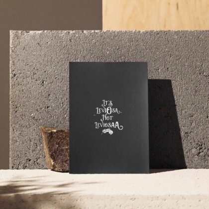 Hermoine Granger Its Leviosa Not Leviosaa Poster